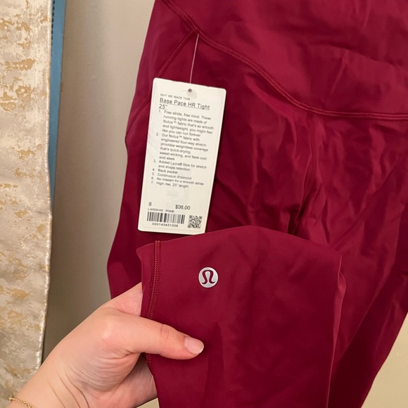 NWT Lululemon Bace Pace High Rise Running Tight 25” - Picture 2 of 7